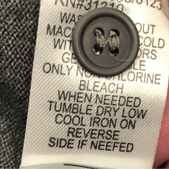 Fortune & Ivy gray charcoal cardigan button down long sleeve v neck size M - Picture 8 of 9